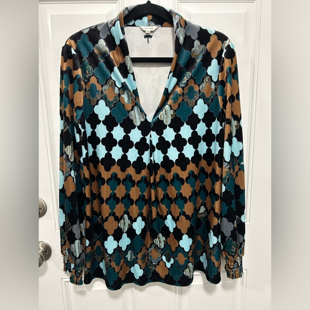Tyler Boe Multicolor Patterned Top
